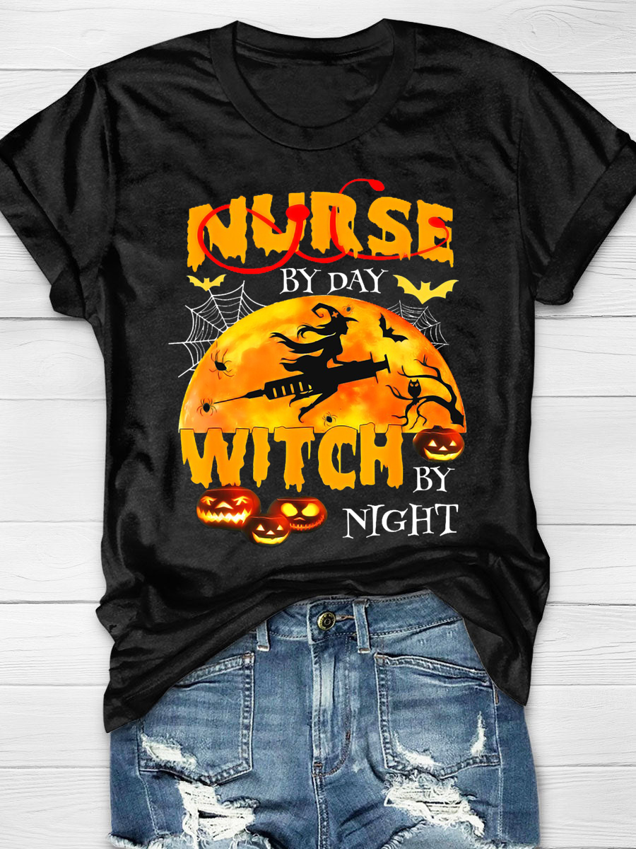Vaccination Witch Nurse T-Shirt