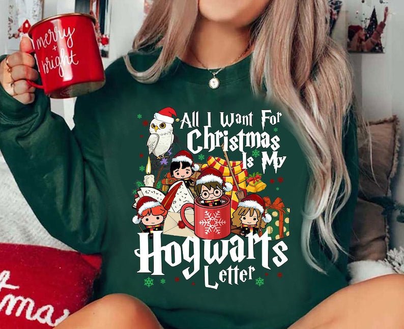 HP Wizard School Christmas Sweatshirt