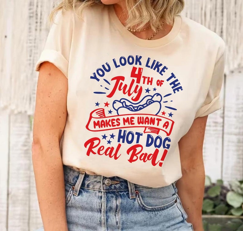 Independence Day Funny 4th July Print T-shirt