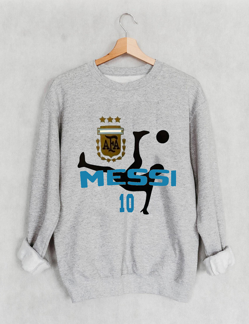Messi Argentina 10 Grey Sweatshirt