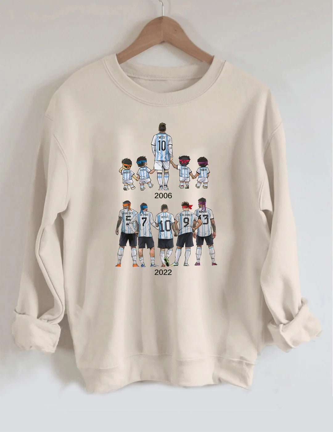 Messi And Team Sweatshirt