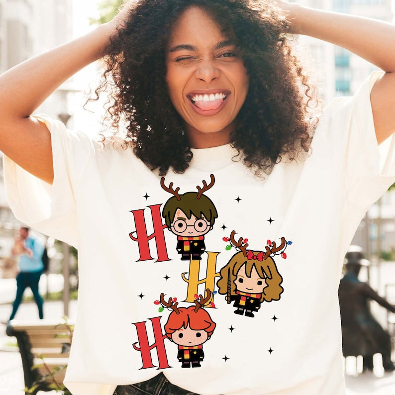 Ho Ho Ho Christmas Magic Wizard T-shirt